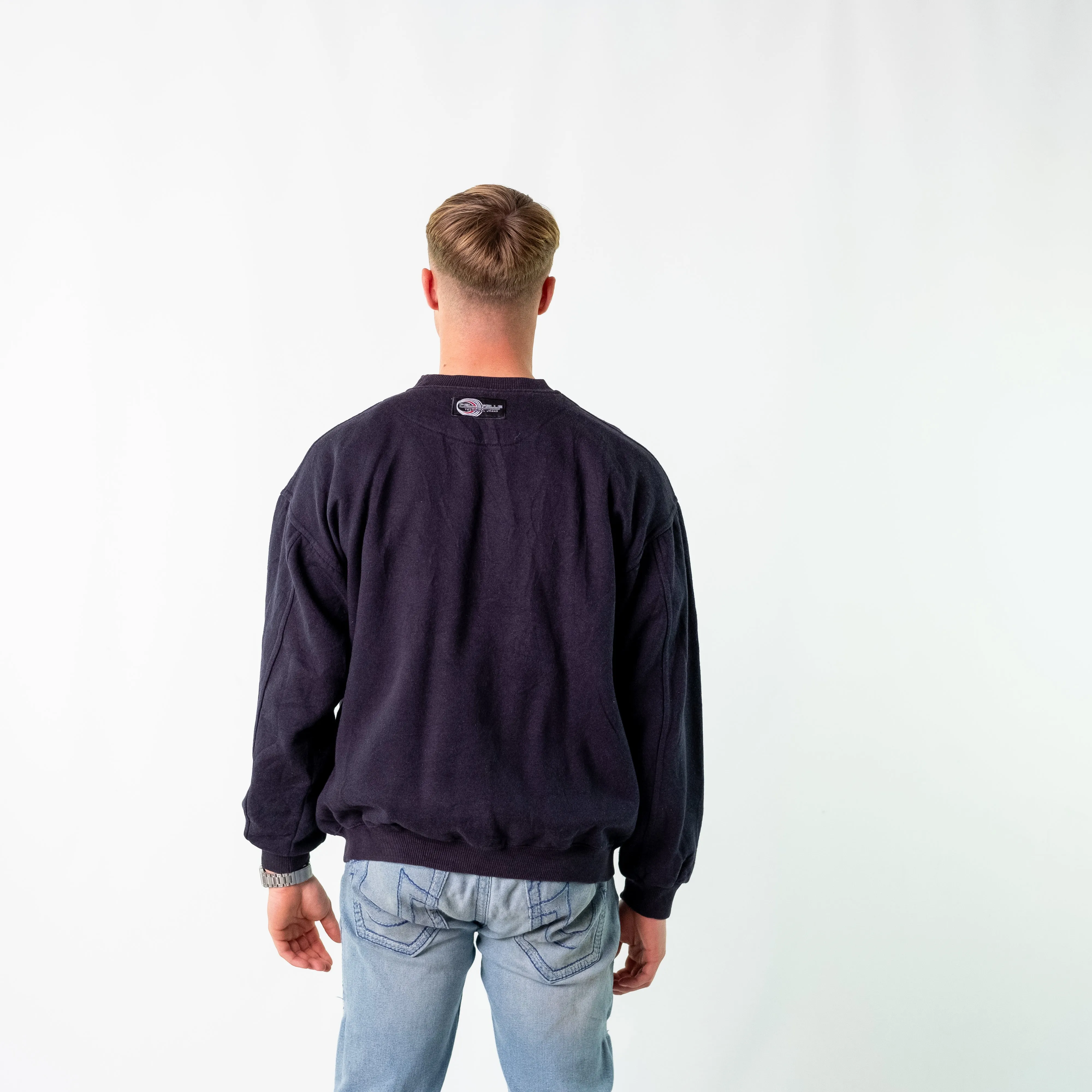 Navy Blue 90s Champion Sweatshirt (L)