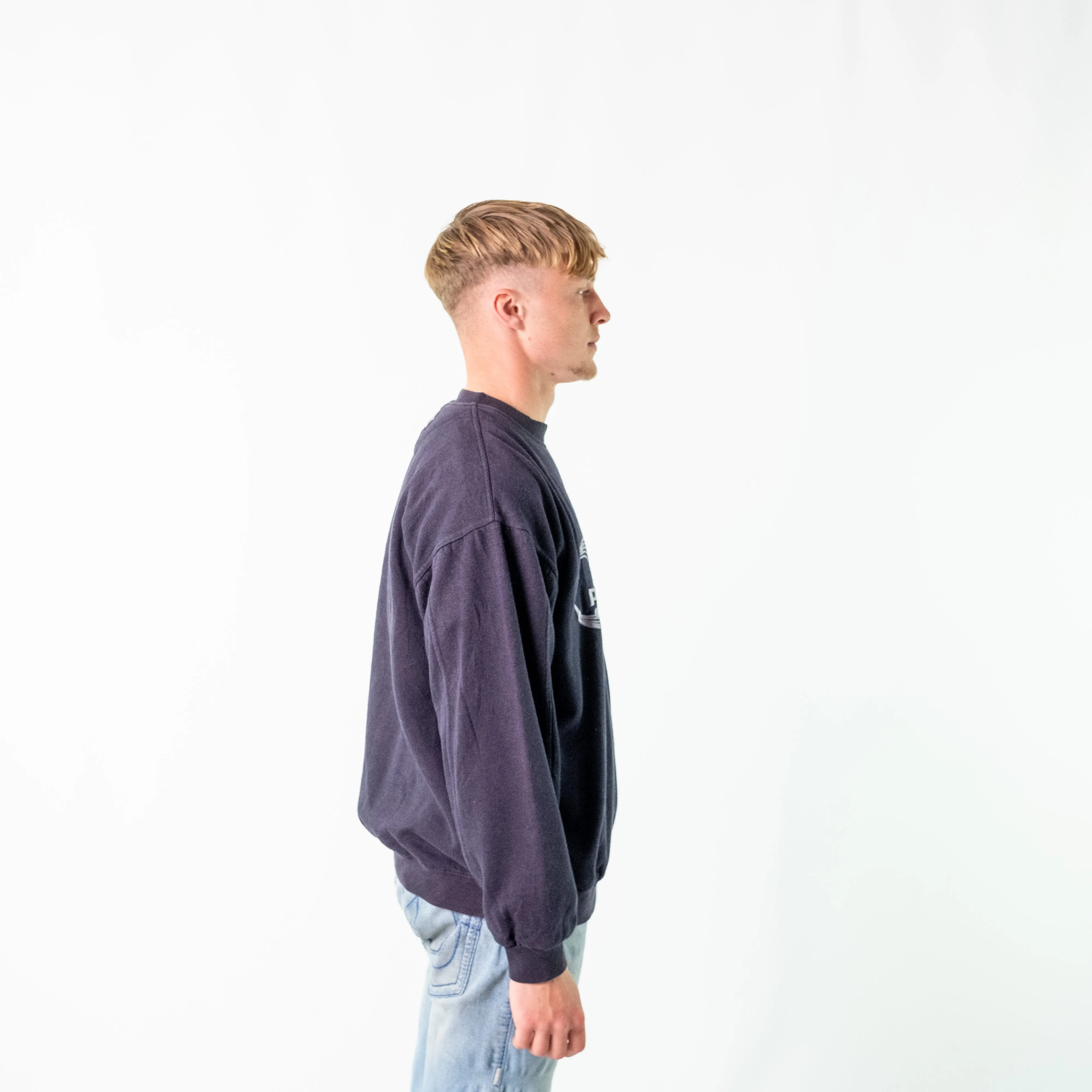 Navy Blue 90s Champion Sweatshirt (L)