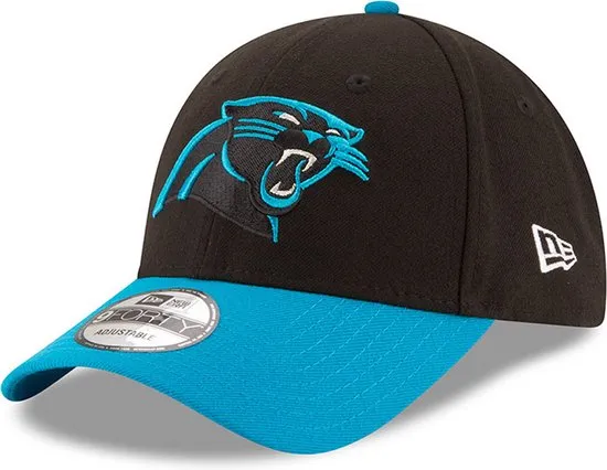 New Era NFL Carolina Panthers Cap - 9FORTY - One size - Black/Carolina Blue