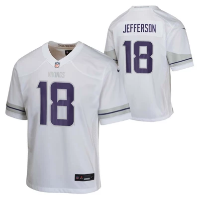 Nike Kids' Minnesota Vikings Justin Jefferson #18 Winter Warrior Jersey