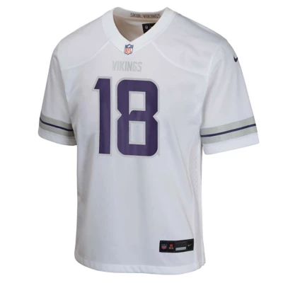 Nike Kids' Minnesota Vikings Justin Jefferson #18 Winter Warrior Jersey