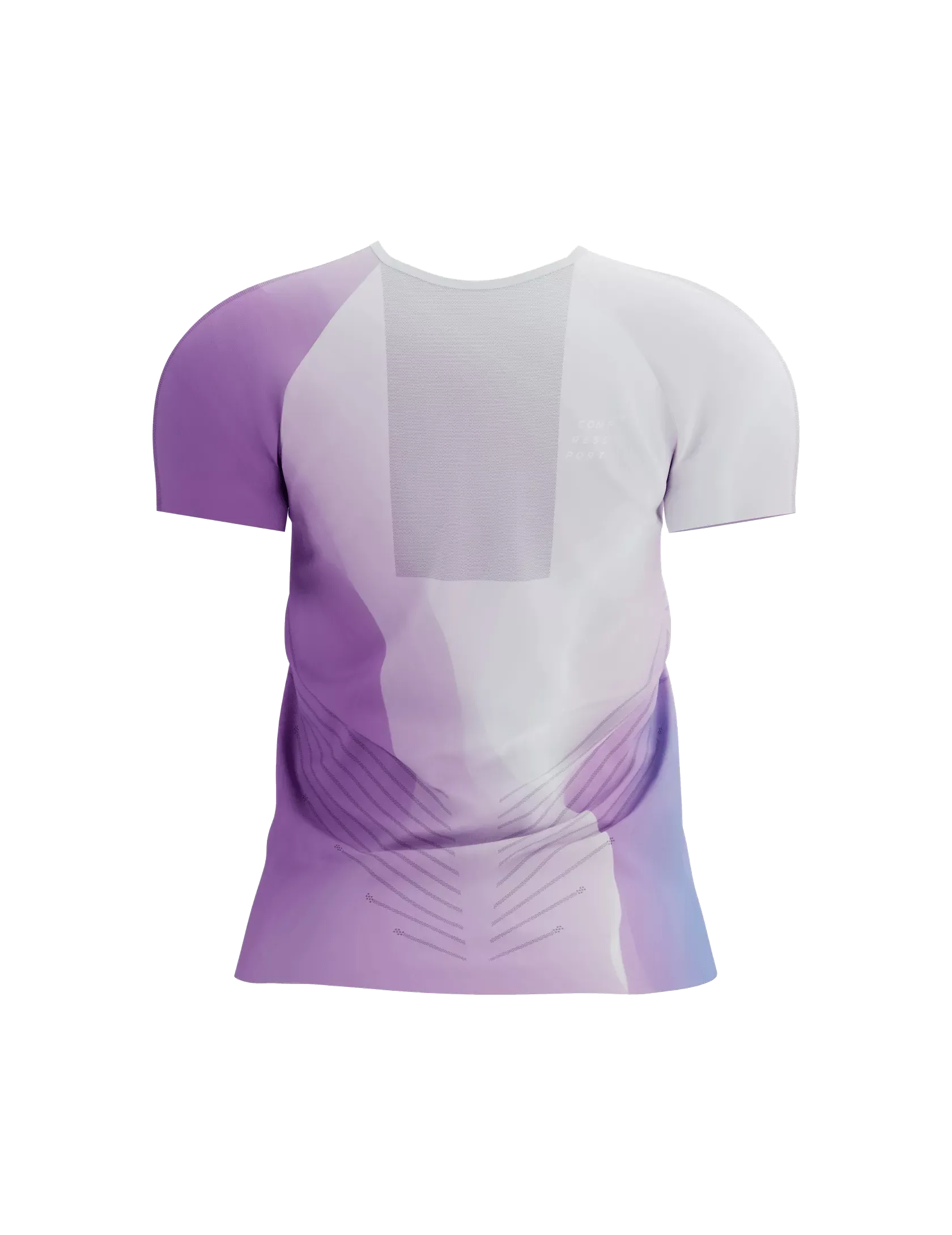 Performance SS Tshirt W Royal Lilac/Lupine White