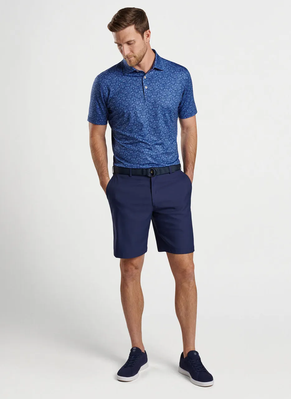 Peter Millar Carolina Shag Performance Jersey Polo: Sport Navy