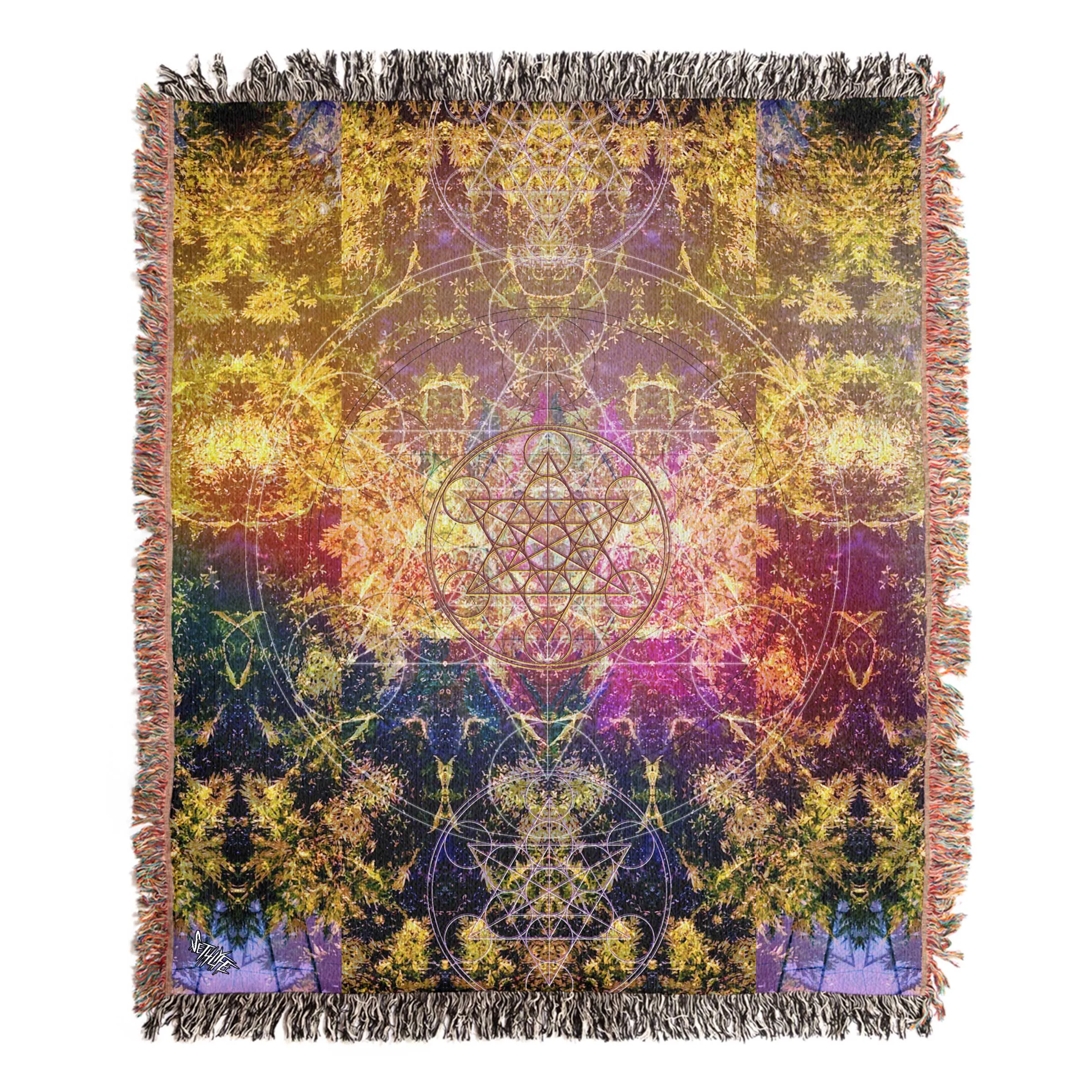 PINEAL METATRON WOVEN  BLANKET