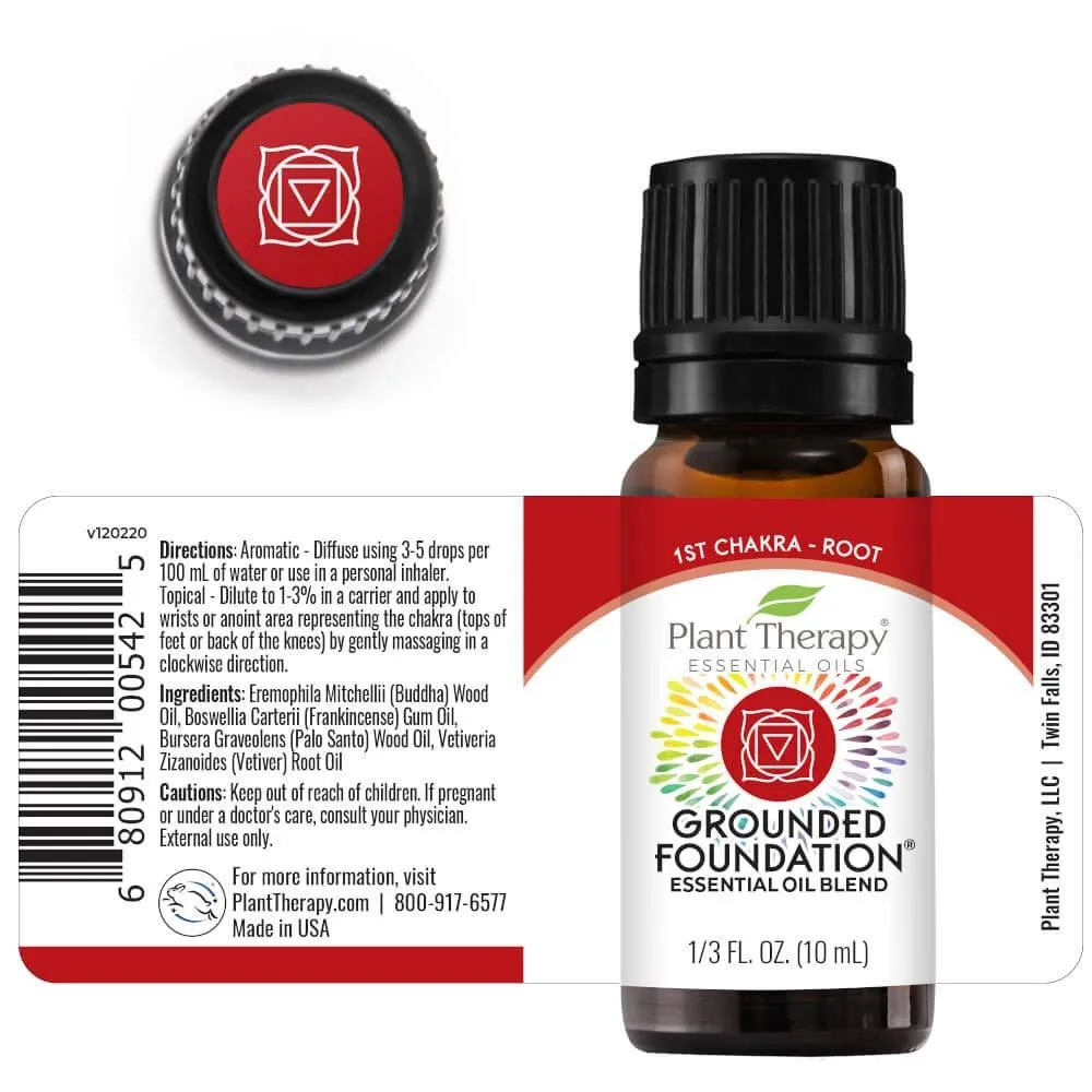 Plant Therapy Grounded Foundation (Root Chakra) Essential Oil