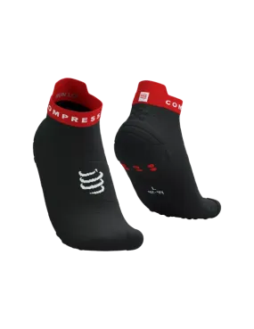 Pro Racing Socks RUN LOW v4.0 Black/ Core Red White