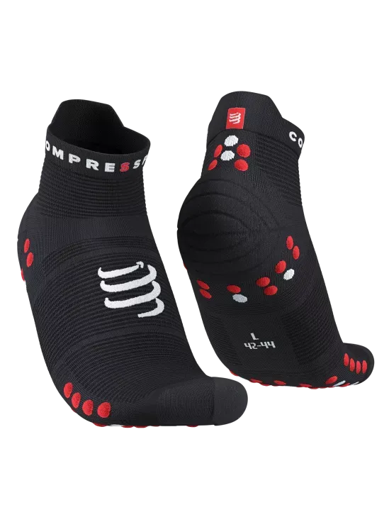 Pro Racing Socks RUN LOW v4.0 Black/Red