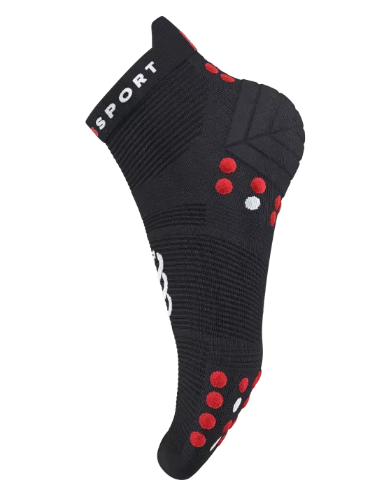 Pro Racing Socks RUN LOW v4.0 Black/Red