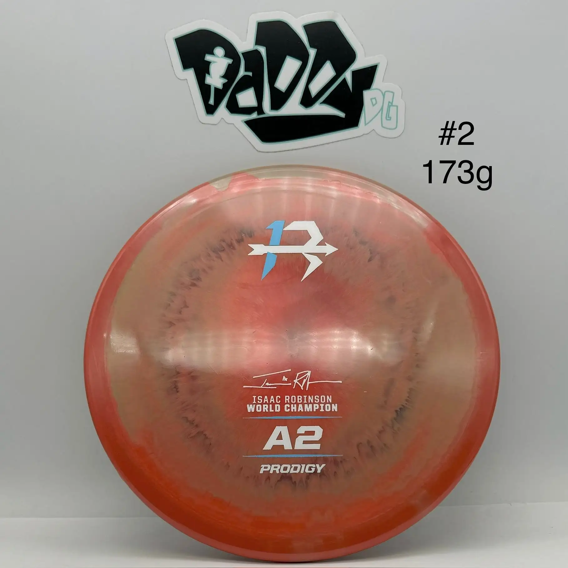 Prodigy A2 500 - Isaac Robinson 2023 World Champion Stamped Approach Disc