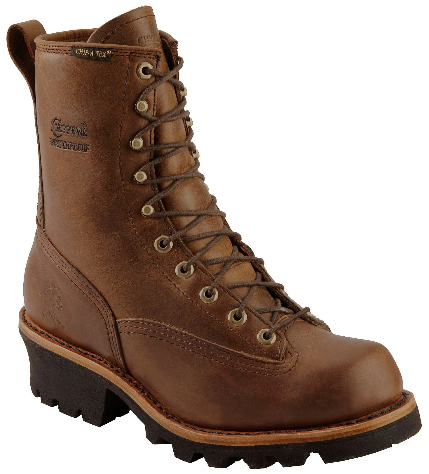 Product Name:  Chippewa Waterproof 8" Logger Boots - Plain Toe