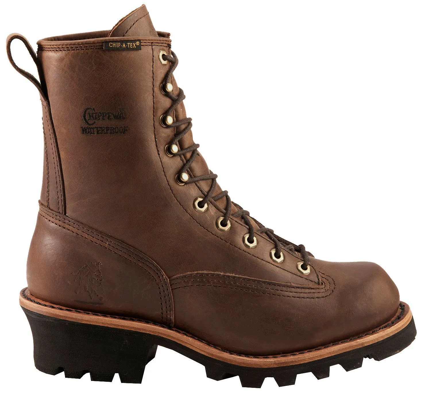 Product Name:  Chippewa Waterproof 8" Logger Boots - Plain Toe