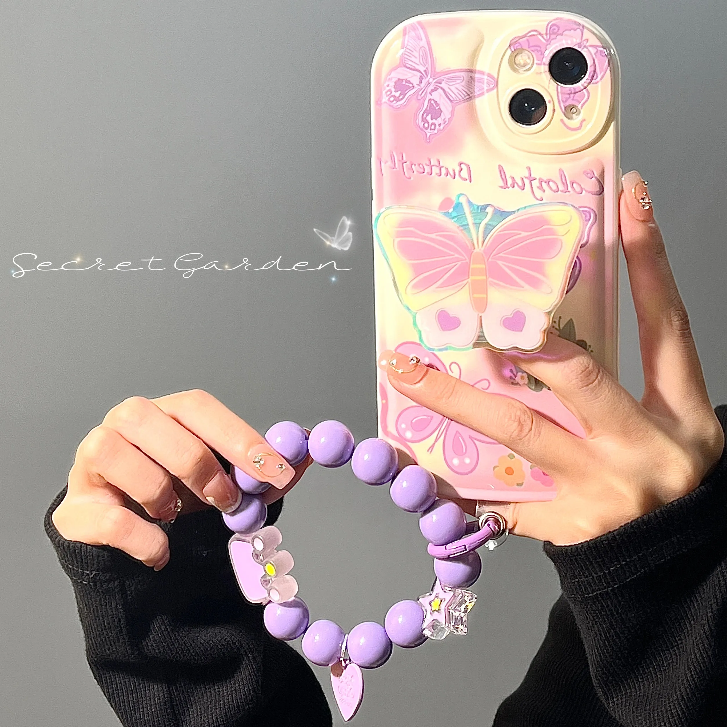 Purple Butterfly Phone Case