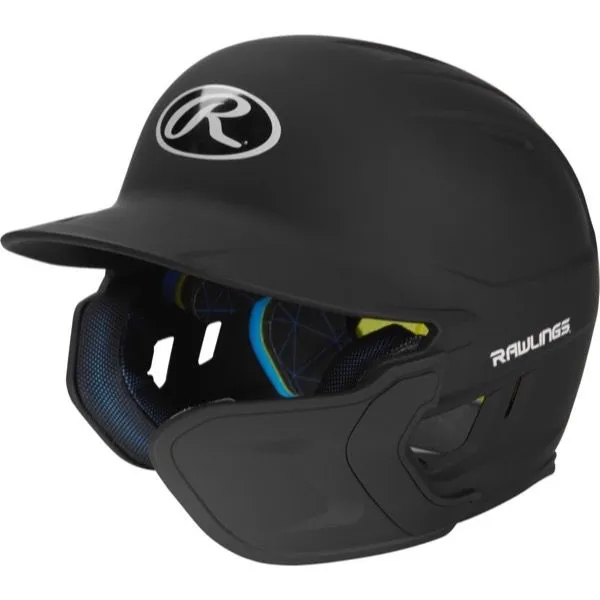 Rawlings Mach Matte Batting Helmet with EXT Flap: MACHEXT