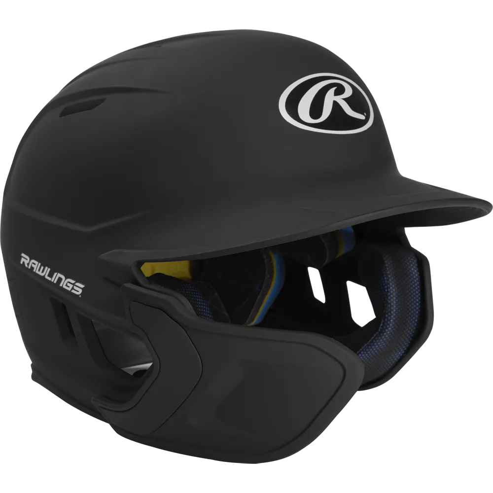 Rawlings Mach Matte Batting Helmet with EXT Flap: MACHEXT