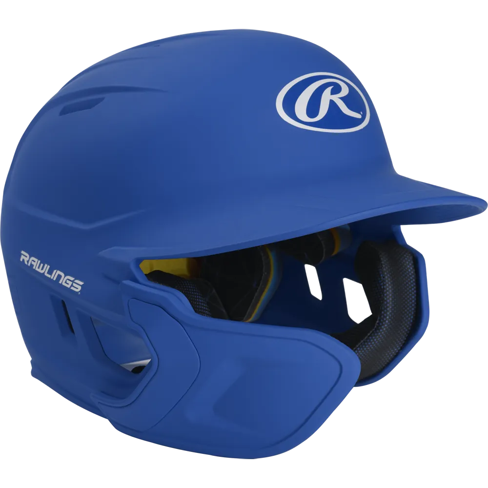 Rawlings Mach Matte Batting Helmet with EXT Flap: MACHEXT