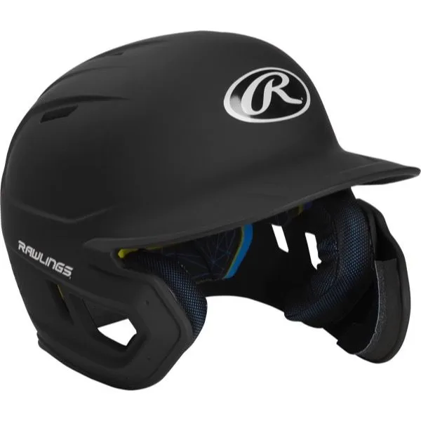 Rawlings Mach Matte Batting Helmet with EXT Flap: MACHEXT