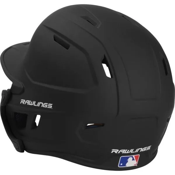 Rawlings Mach Matte Batting Helmet with EXT Flap: MACHEXT