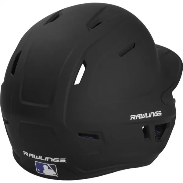 Rawlings Mach Matte Batting Helmet with EXT Flap: MACHEXT