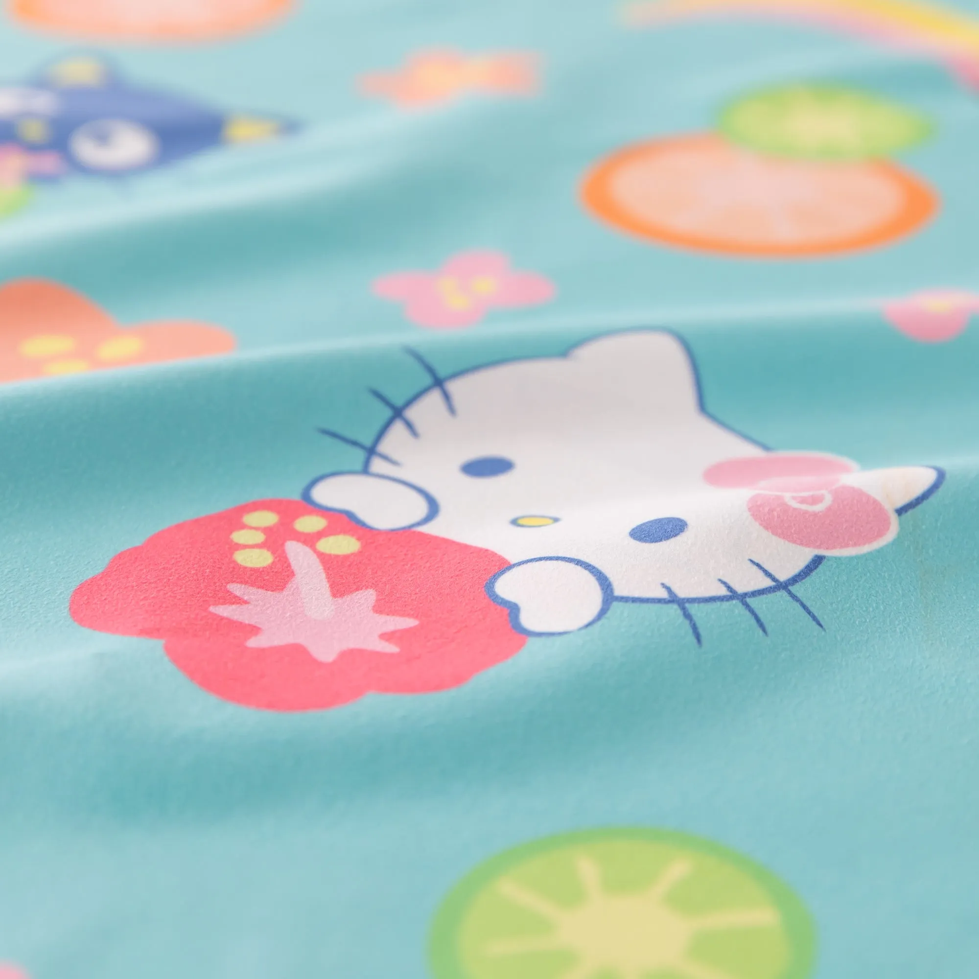 Reversible Roll & Go Blanket, Hello Kitty & Friends Tropical Party