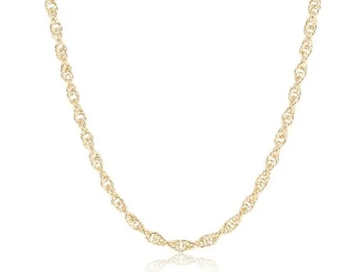 Rope Chain Gold Choker Necklace