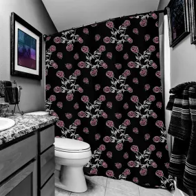 Shower Curtain- Rose Pentagram