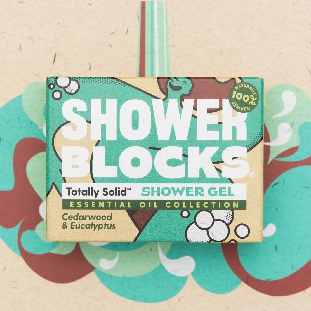 Shower Gel Block - Cedarwood and Eucalyptus