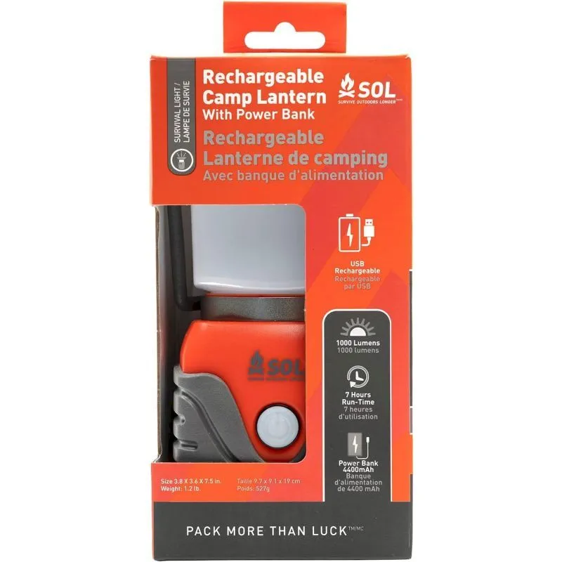 Sol  Camp Lantern Recharge - Caricabatteria solare