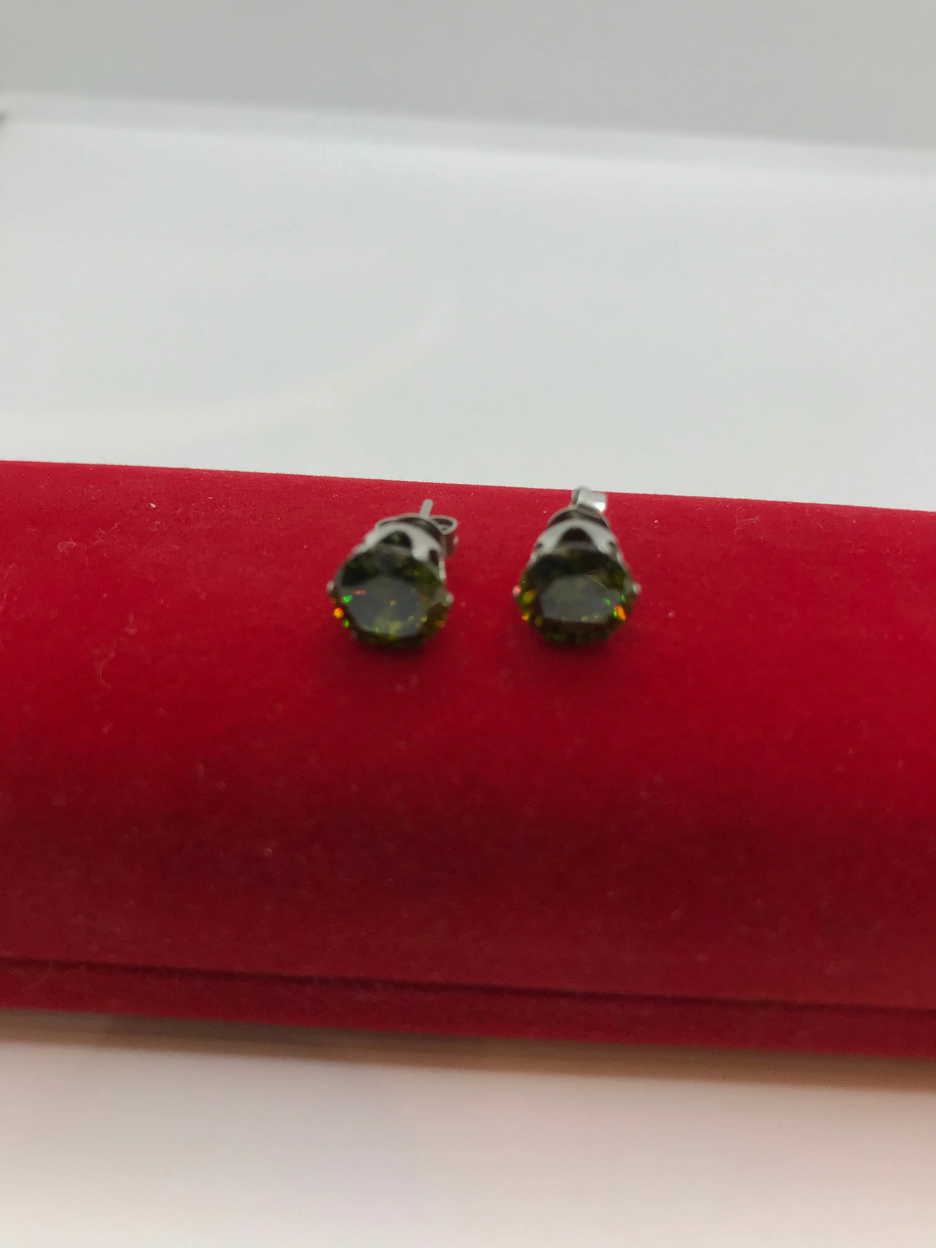 Stainless steel CZ stone Studs