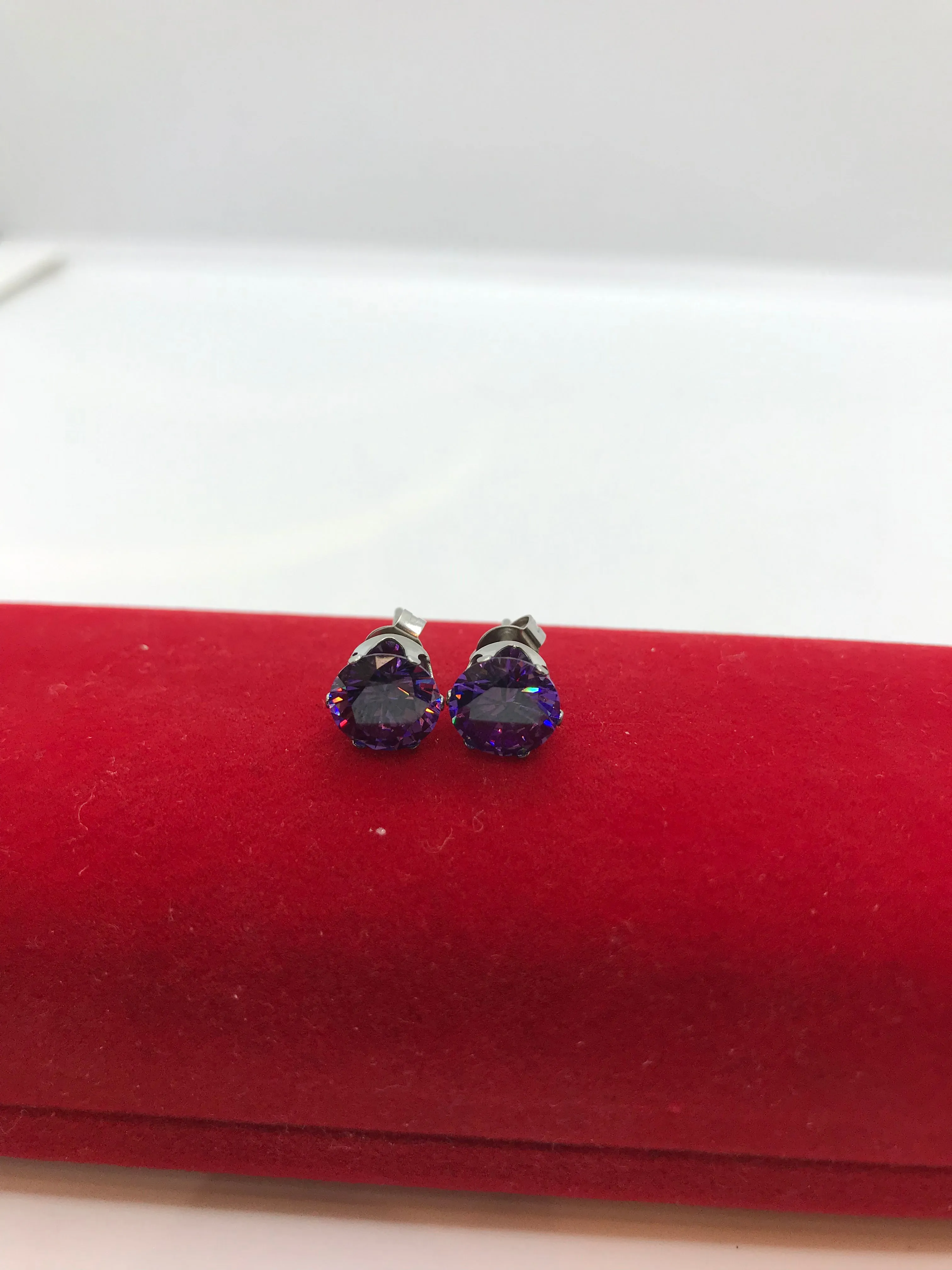 Stainless steel CZ stone Studs