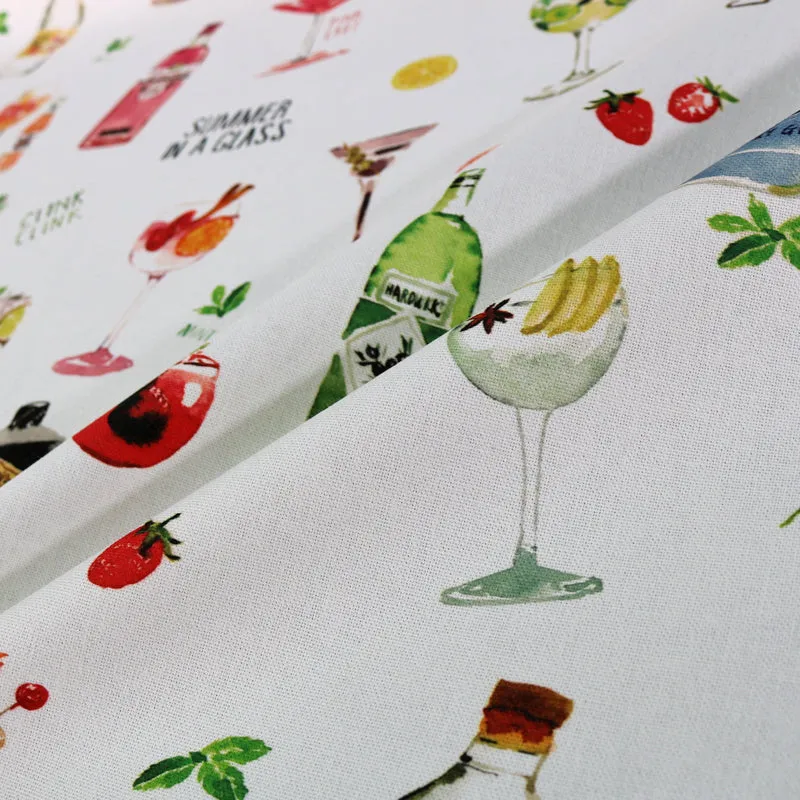 Summer In A Glass Home Furnishing Fabric