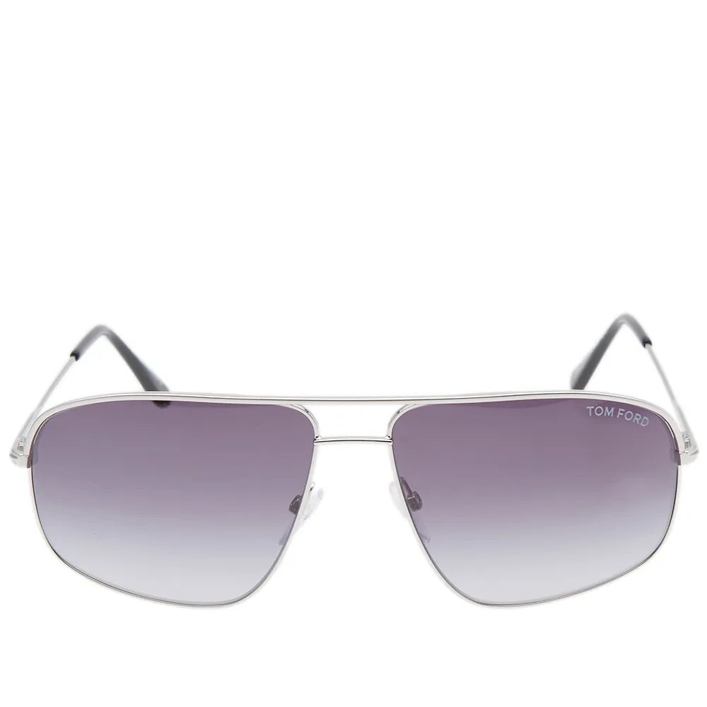 Tom Ford FT0467 Justin SunglassesMatte Palladium & Blue