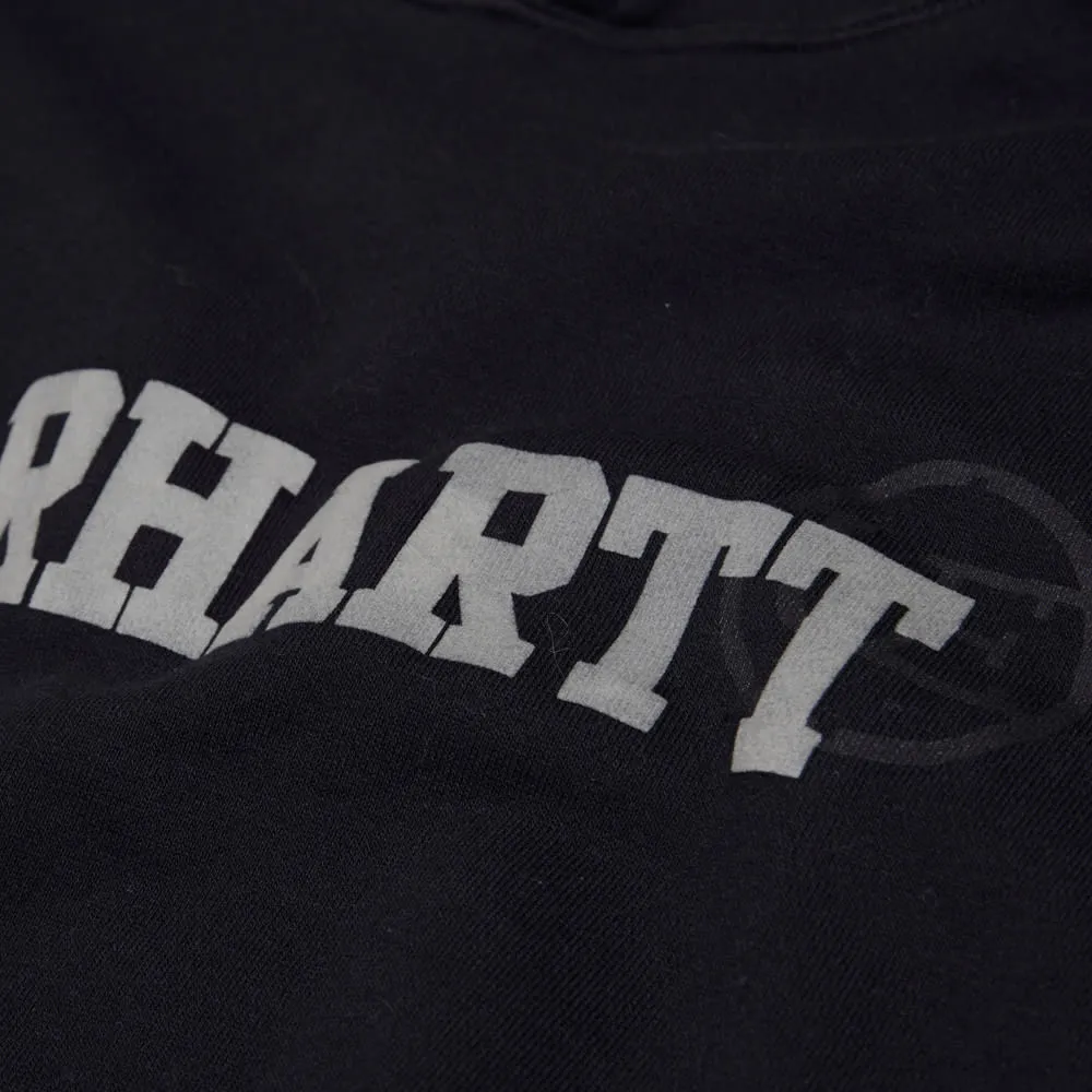 Uniform Experiment x Carhartt Logo Pull Over Sweat ParkaBlack