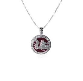 University of South Carolina Coin Pendant Necklace - Enamel