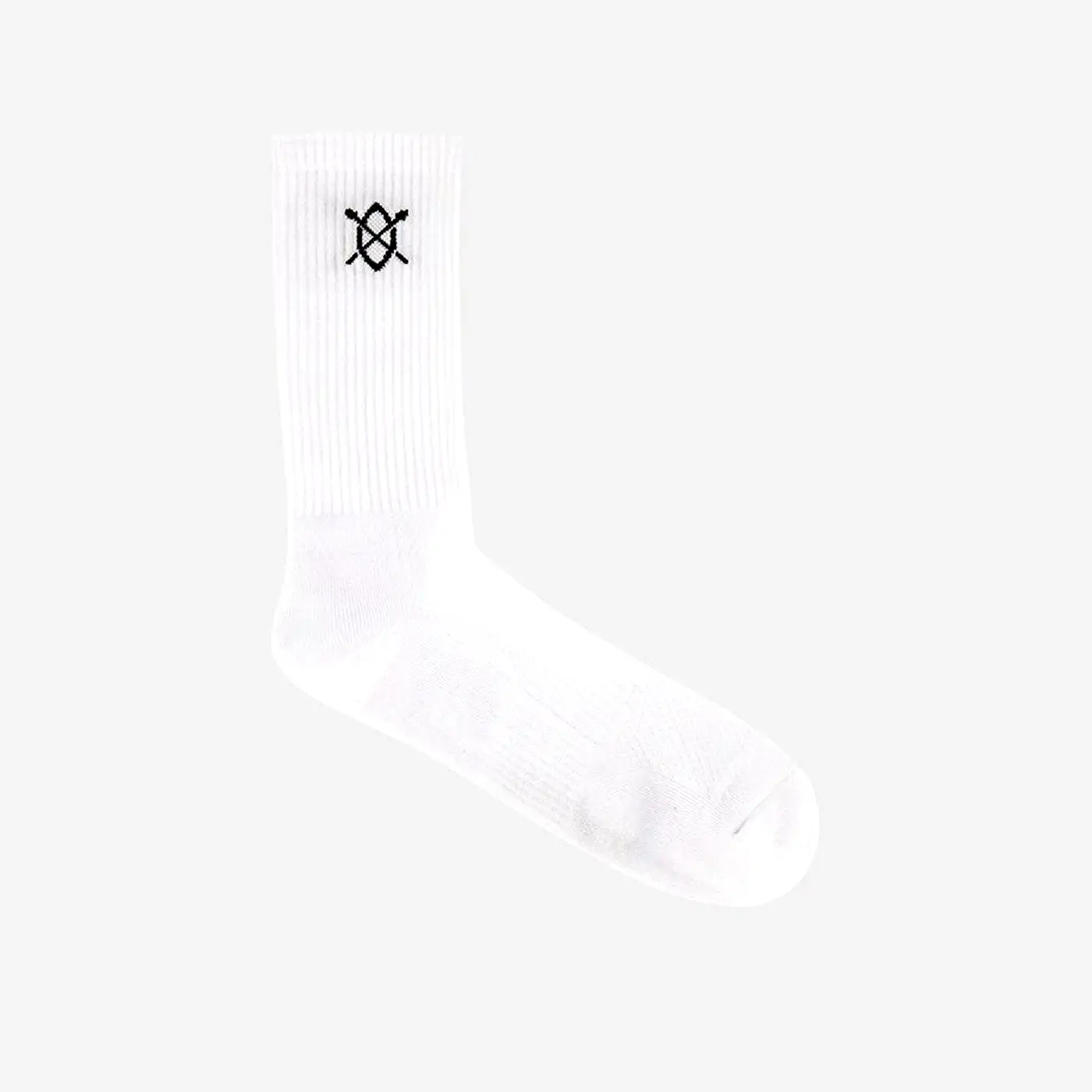 White Essential Logo Socks