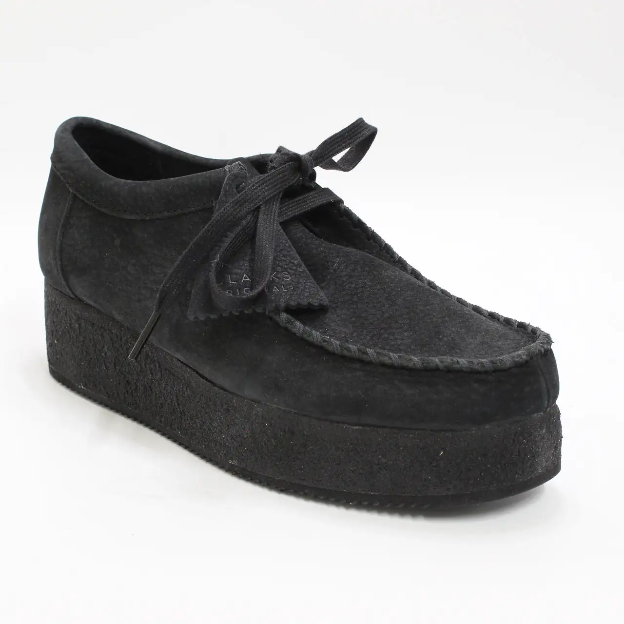 Womens Clarks Originals Wallacraft Lo Black Nubuck